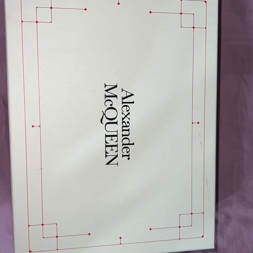 Alexander McQueen sneaker white/lust red size 35